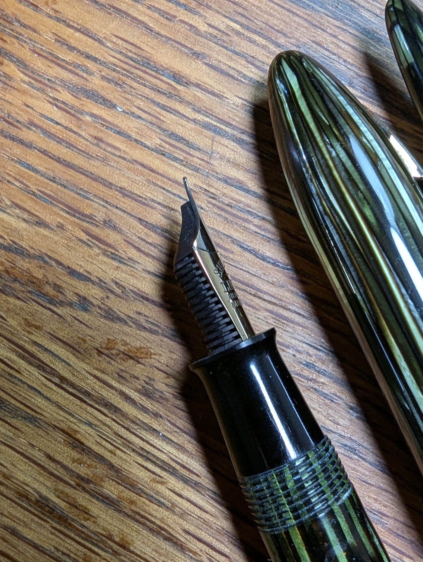 Marine Green Sheaffer Balance Premier (OS) pen & pencil - Vacuum-fil - fine point