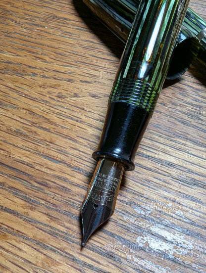 Marine Green Sheaffer Balance Premier (OS) pen & pencil - Vacuum-fil - fine point