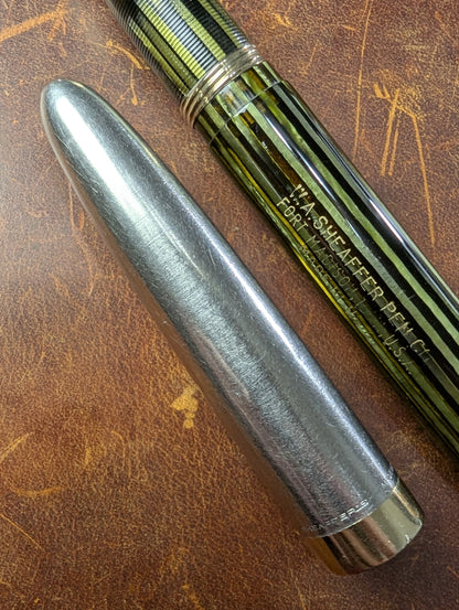1943-5 Gray Pearl Sheaffer Triumph Sentinel fountain pen - fine nib