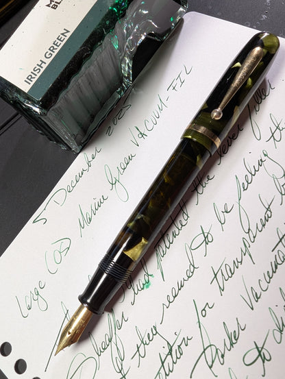 ~1934-5 Large (Oversize) Marine Green VACUUM-FIL