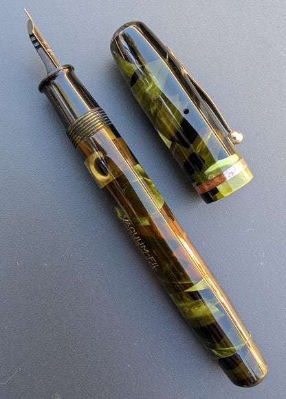 ~1934-5 Large (Oversize) Marine Green VACUUM-FIL