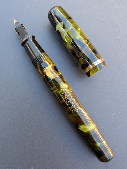 ~1934-5 Large (Oversize) Marine Green VACUUM-FIL