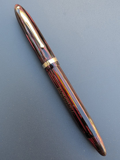1941 Carmine Sheaffer Balance Statesman - medium-fine point