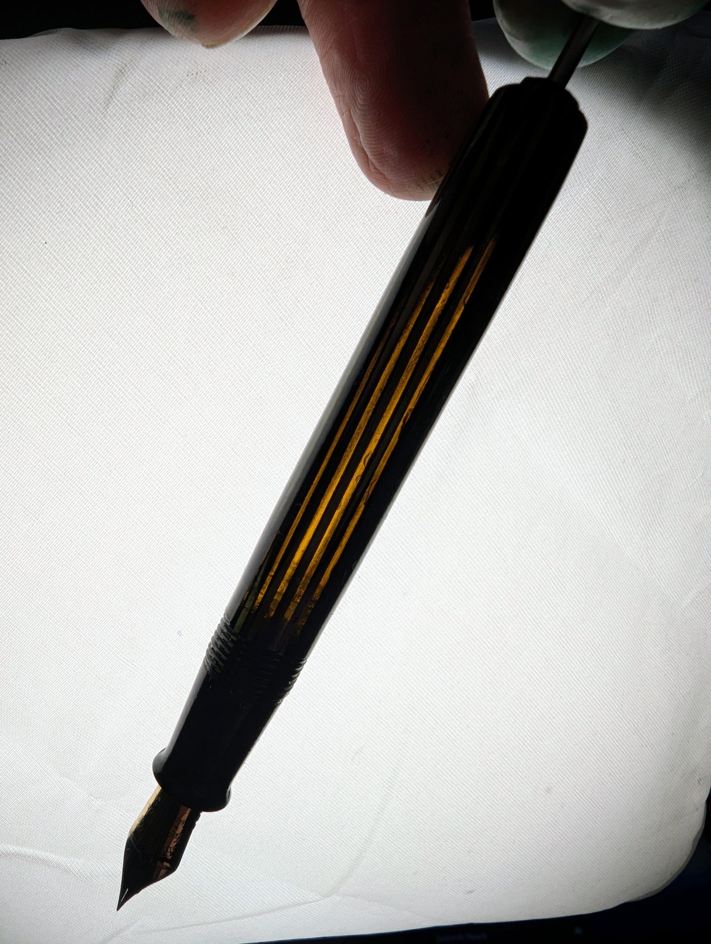 1938-41 Marine Green Sheaffer Balance Admiral - XXF-XF point