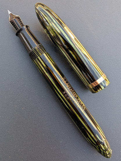 1938-41 Marine Green Sheaffer Balance Admiral - XXF-XF point