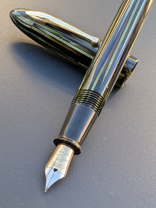 1938-41 Marine Green Sheaffer Balance Admiral - XXF-XF point
