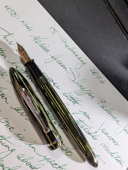Marine Green Sheaffer Balance long Junior - fine point