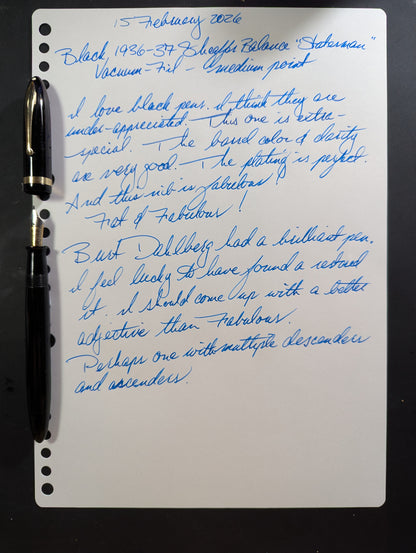 Black Sheaffer Balance Statesman - medium point