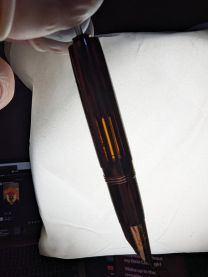 ~1943 Carmine Sheaffer Tuckaway Sentinel fountain pen & pencil - fine-mediun point