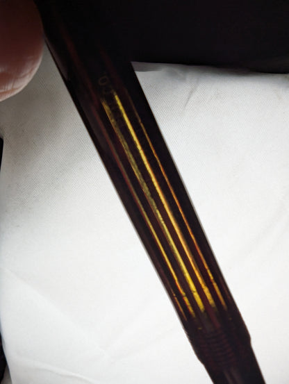 1941 Carmine Sheaffer Balance Vigilant Fountain Pen & Pencil in case - fine-extra-fine point