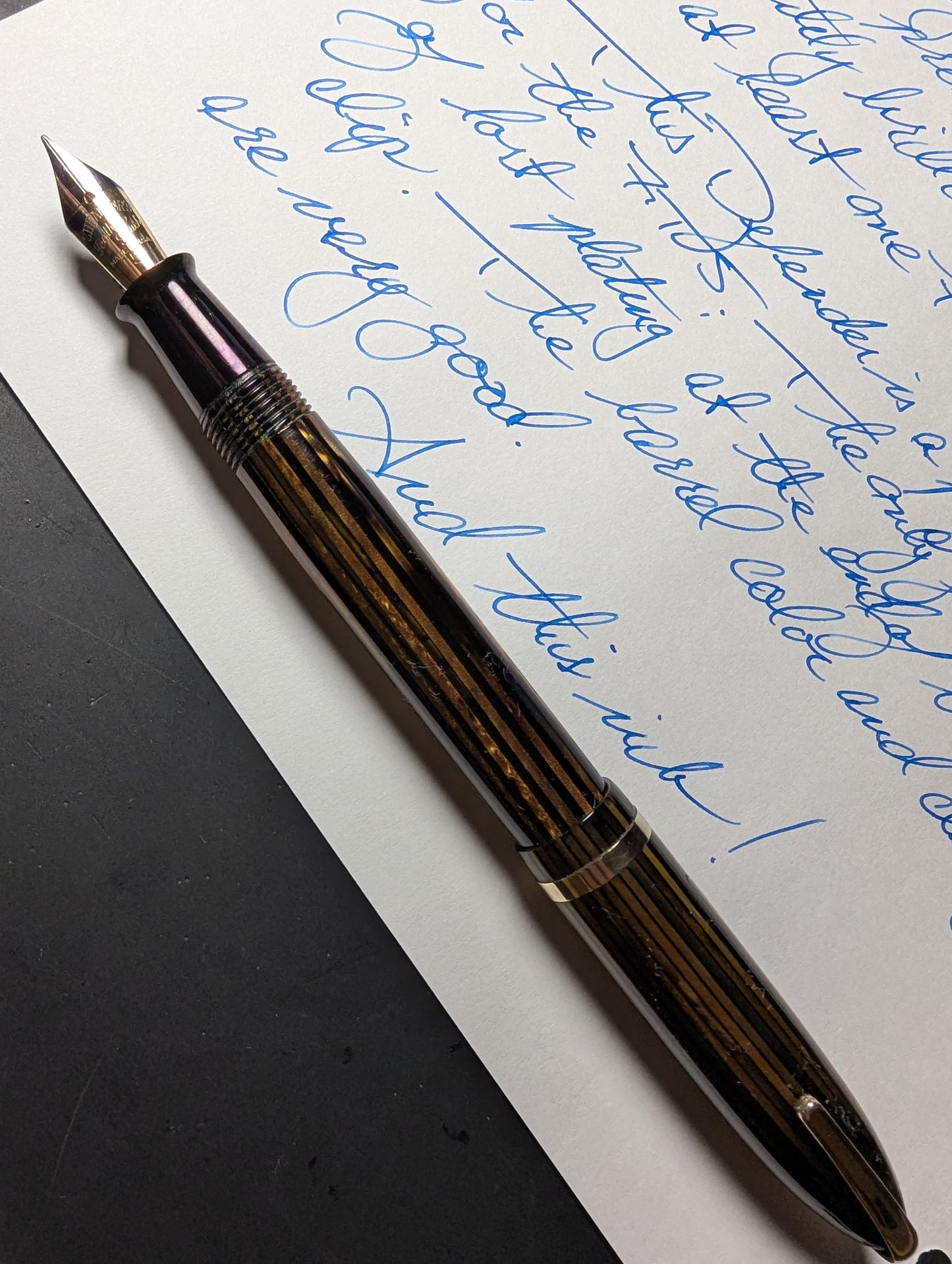 1941 Golden Brown Sheaffer Balance Defender - fine point