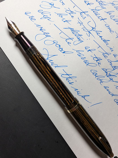 1941 Golden Brown Sheaffer Balance Defender - fine point