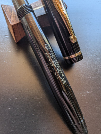 Black Sheaffer Craftsman fountain pen - medium Gregg point