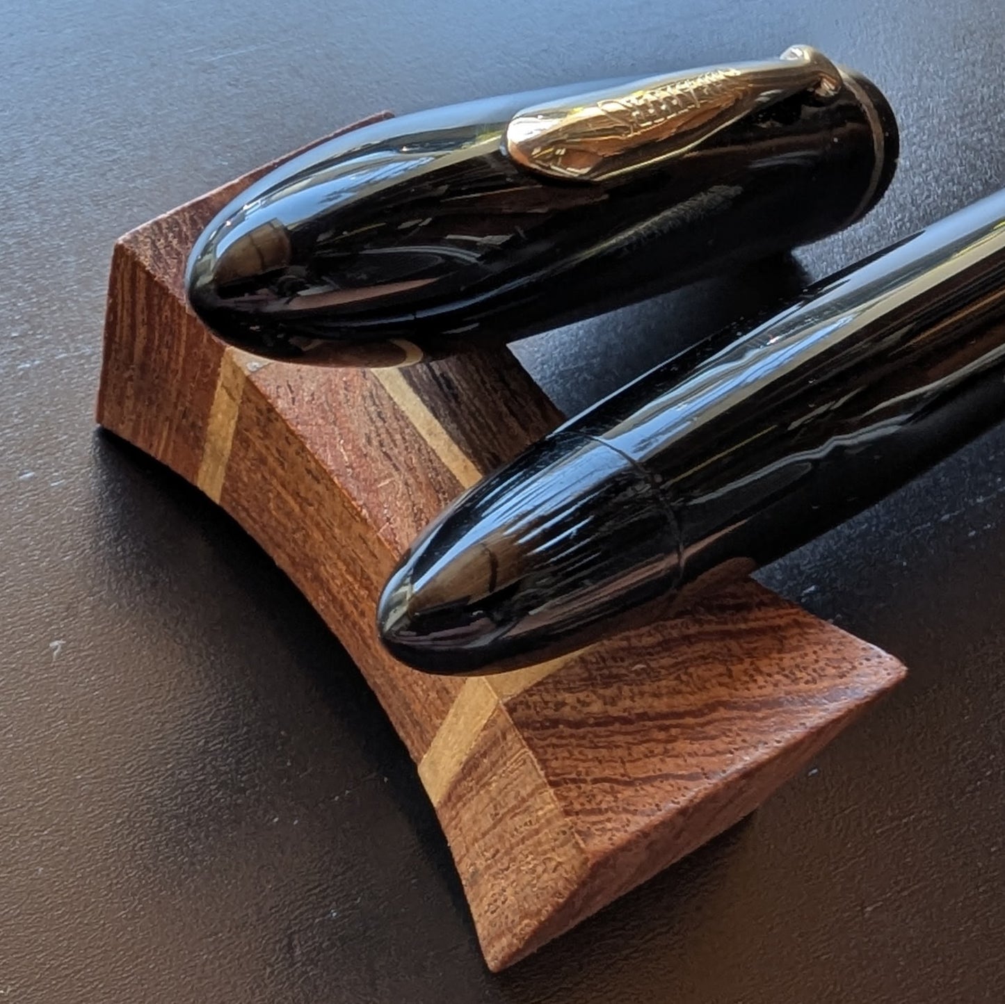 Black Sheaffer Craftsman fountain pen - medium Gregg point