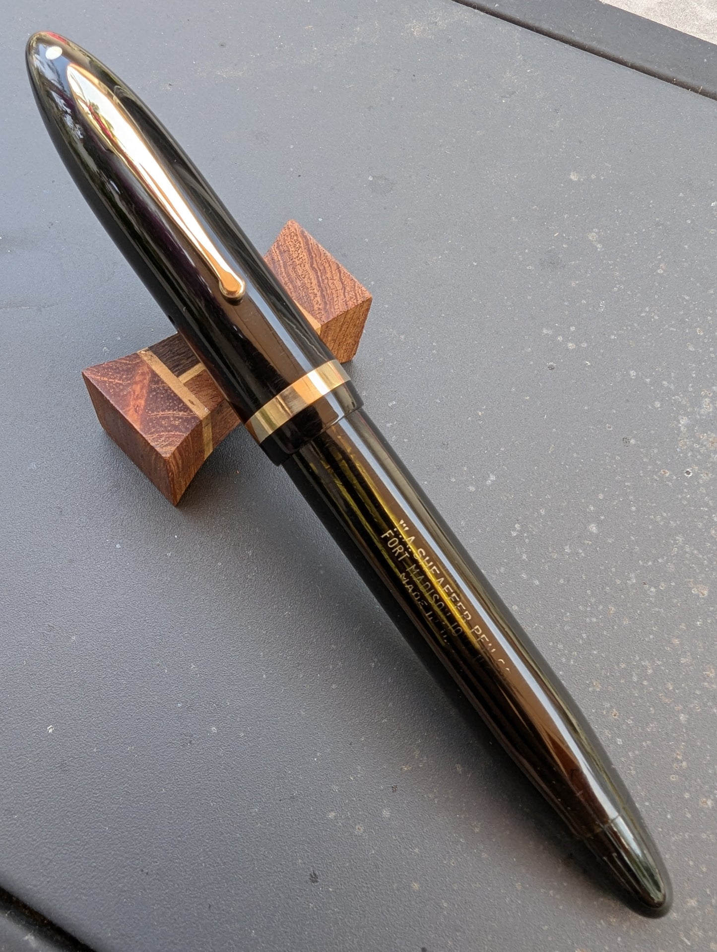 Black Sheaffer Balance "Premier" (OS) pen - Vacuum-fil - fine point
