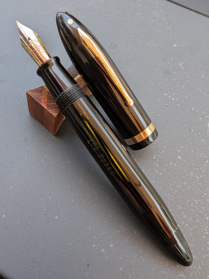 Black Sheaffer Balance "Premier" (OS) pen - Vacuum-fil - fine point