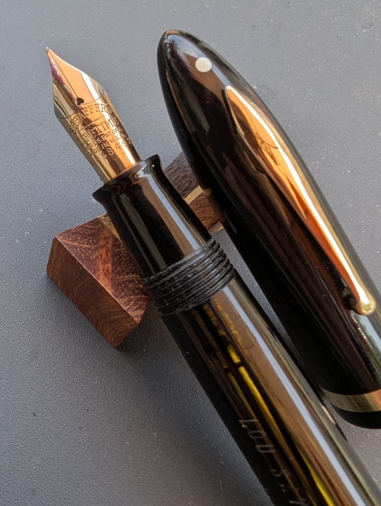 Black Sheaffer Balance "Premier" (OS) pen - Vacuum-fil - fine point