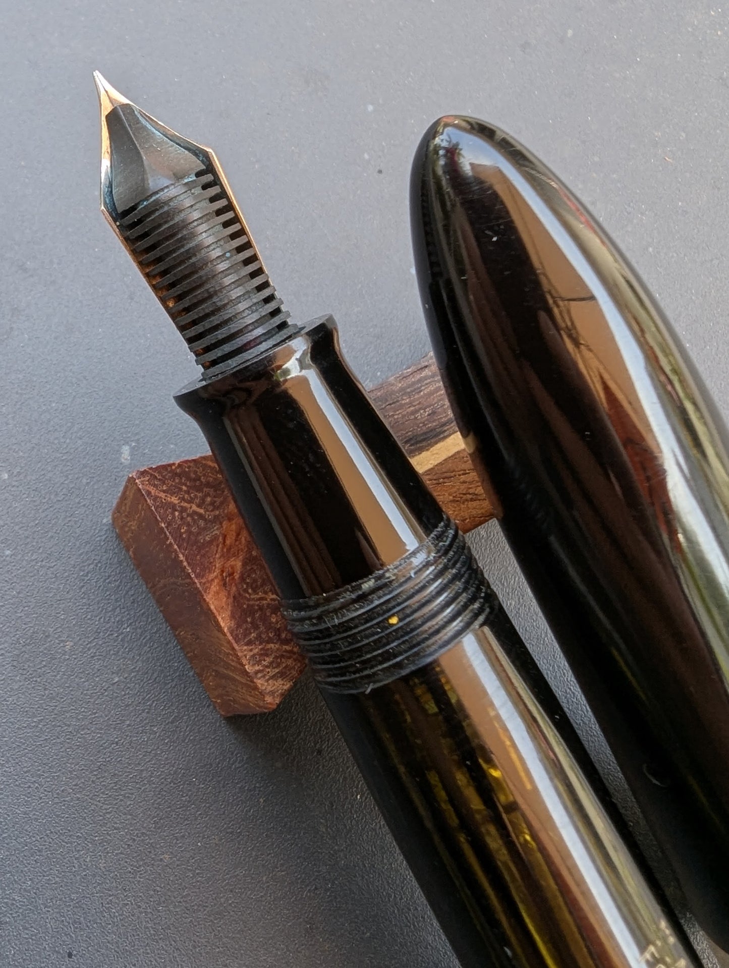 Black Sheaffer Balance "Premier" (OS) pen - Vacuum-fil - fine point