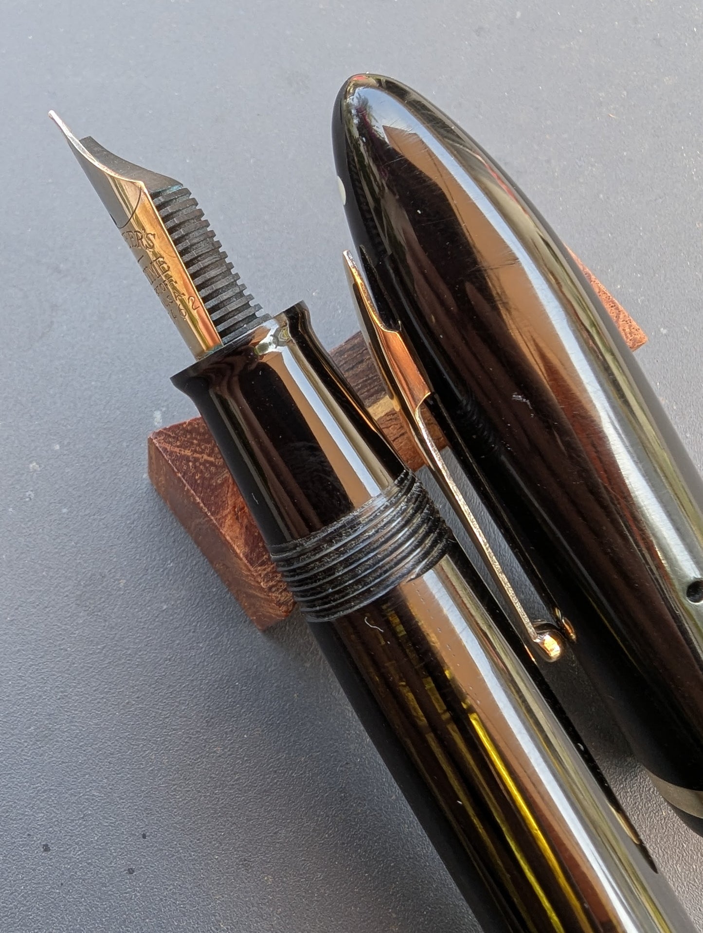 Black Sheaffer Balance "Premier" (OS) pen - Vacuum-fil - fine point