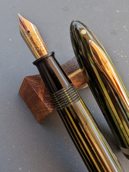 Marine Green Sheaffer Balance Statesman - extra-fine point