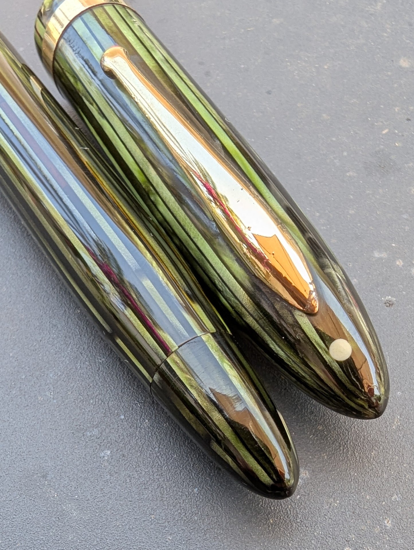 Marine Green Sheaffer Balance Statesman - extra-fine point