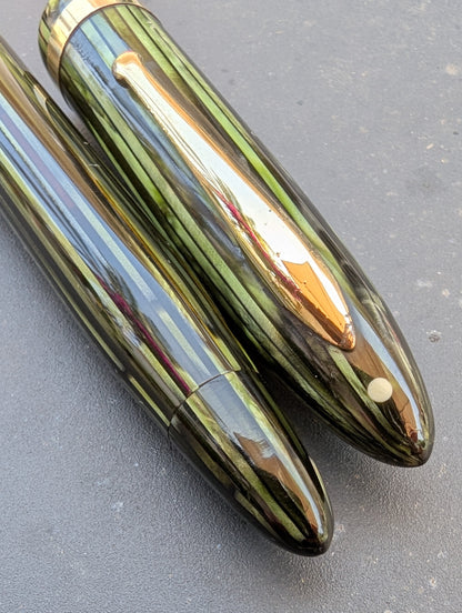 Marine Green Sheaffer Balance Statesman - extra-fine point