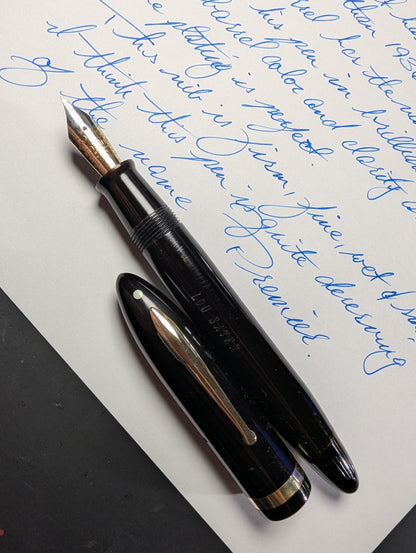 Black Sheaffer Balance "Premier" (OS) pen - Vacuum-fil - fine point