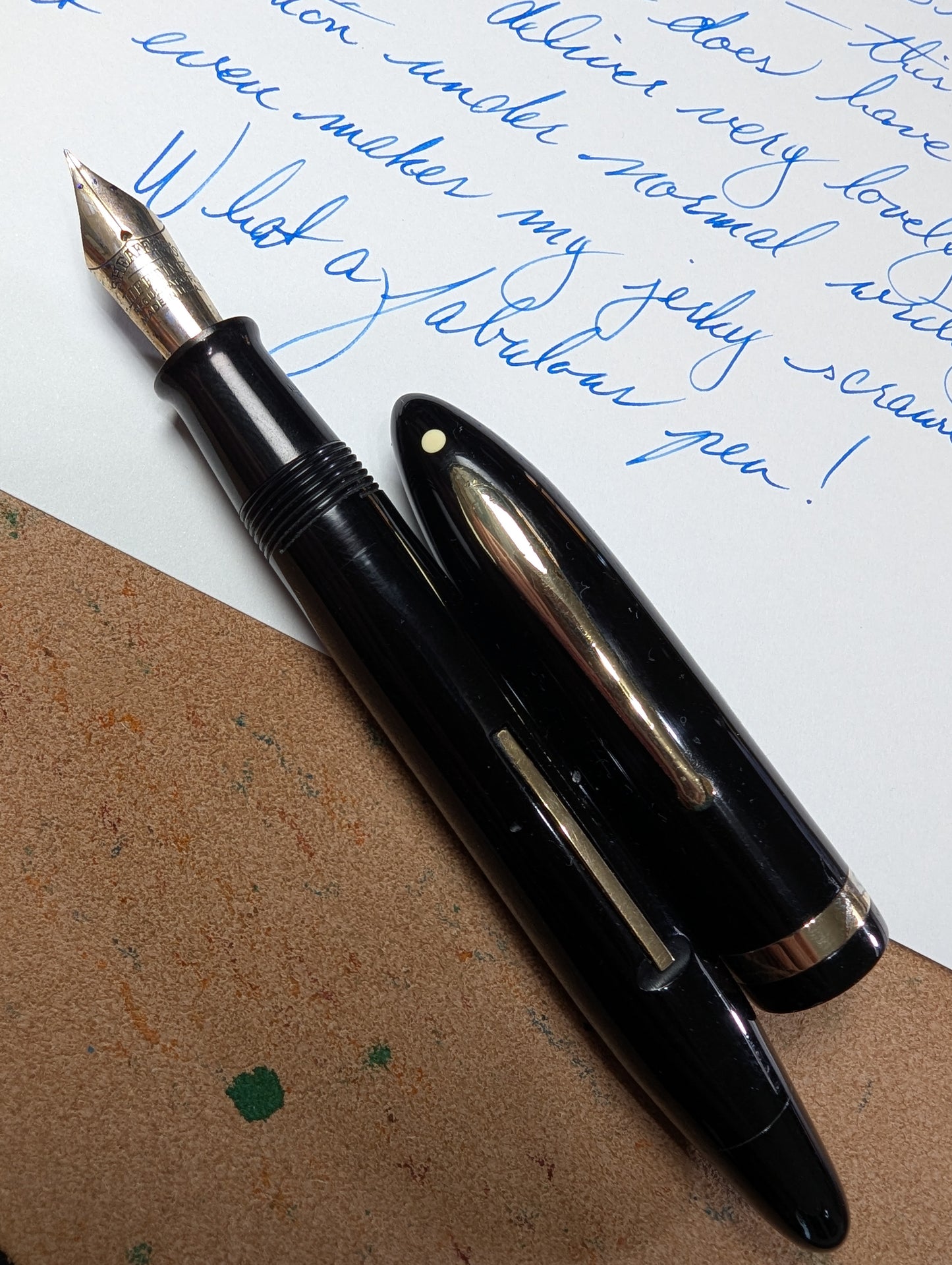 Black Sheaffer Balance "Premier"  pen - lever filler - Fine point