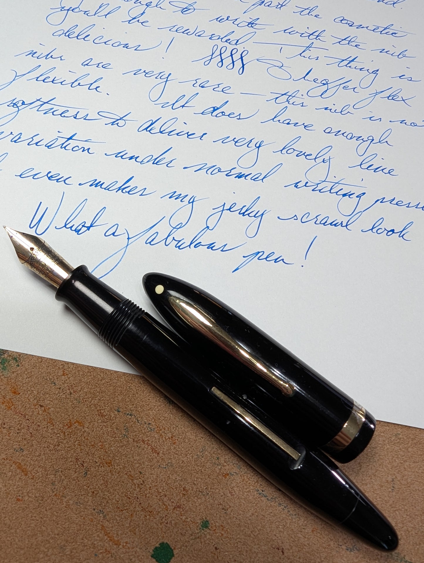 Black Sheaffer Balance "Premier"  pen - lever filler - Fine point