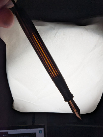 ~1941 Carmine Sheaffer Balance Sovereign Fountain Pen - fine-medium point