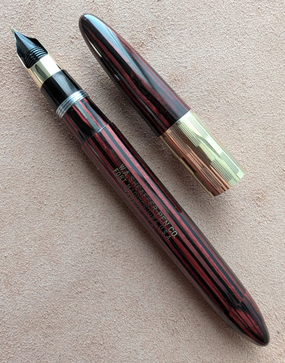 1942 Carmine Sheaffer Triumph - Vacuum-Fil - fine - extra-fine point