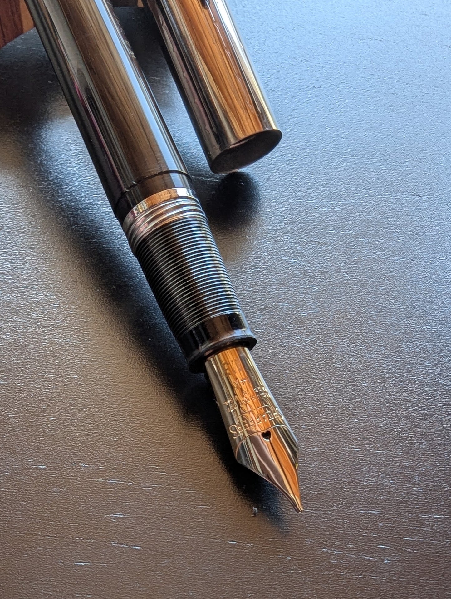 Black Sheaffer Snorkel Sovereign - medium point