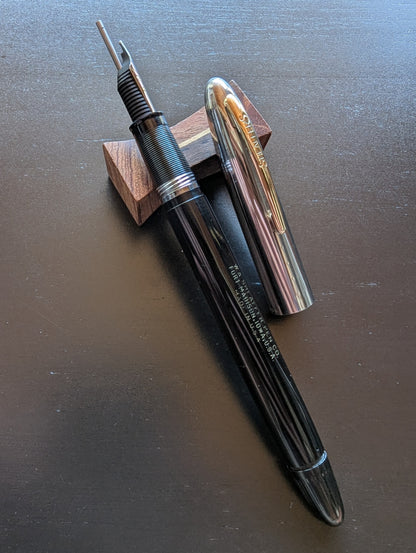 Black Sheaffer Snorkel Sovereign - medium point