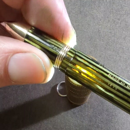 1943-5 Gray Pearl Sheaffer Triumph Sentinel fountain pen - fine nib