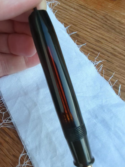 (Black Sheaffer Balance Premier (OS) pen - Vacuum-fil - medium-fine point