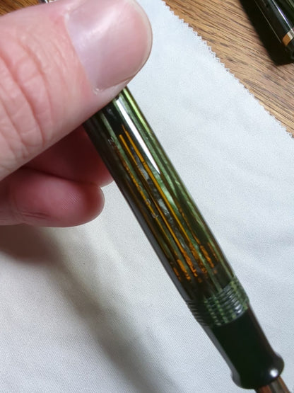 Marine Green Sheaffer Balance Premier (OS) pen & pencil - Vacuum-fil - fine point