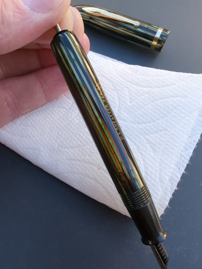 1938-41 Marine Green Sheaffer Balance Admiral - XXF-XF point