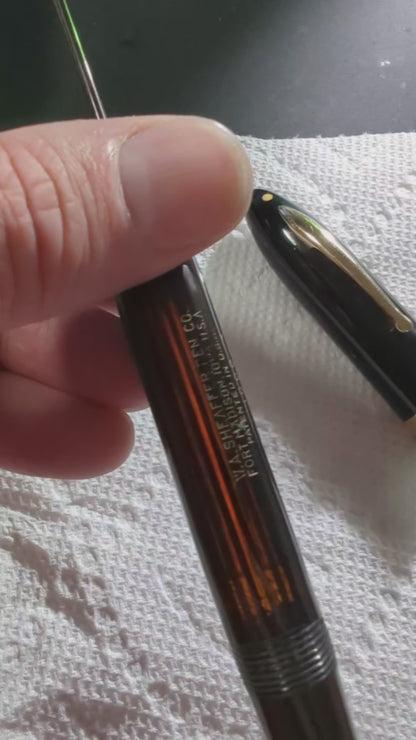 (Black Sheaffer Balance Premier (OS) pen - Vacuum-fil - medium-fine point