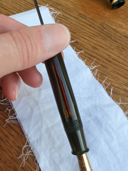 (Black Sheaffer Balance Premier (OS) pen - Vacuum-fil - medium-fine point