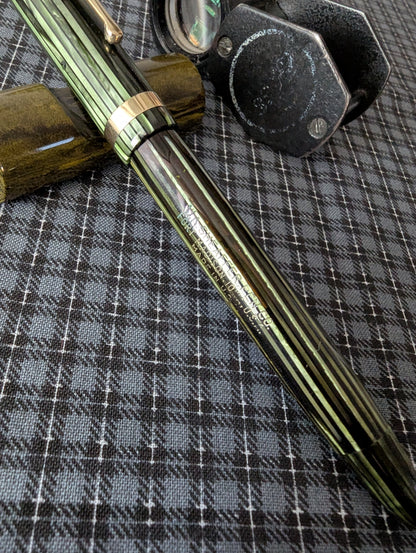 Marine Green Sheaffer Balance Sovereign Fountain Pen - fine point