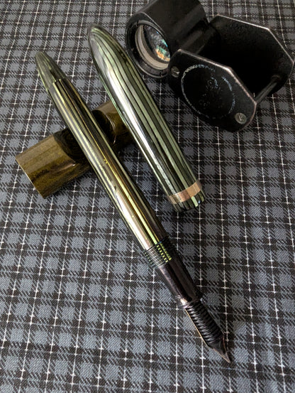Marine Green Sheaffer Balance Sovereign Fountain Pen - fine point