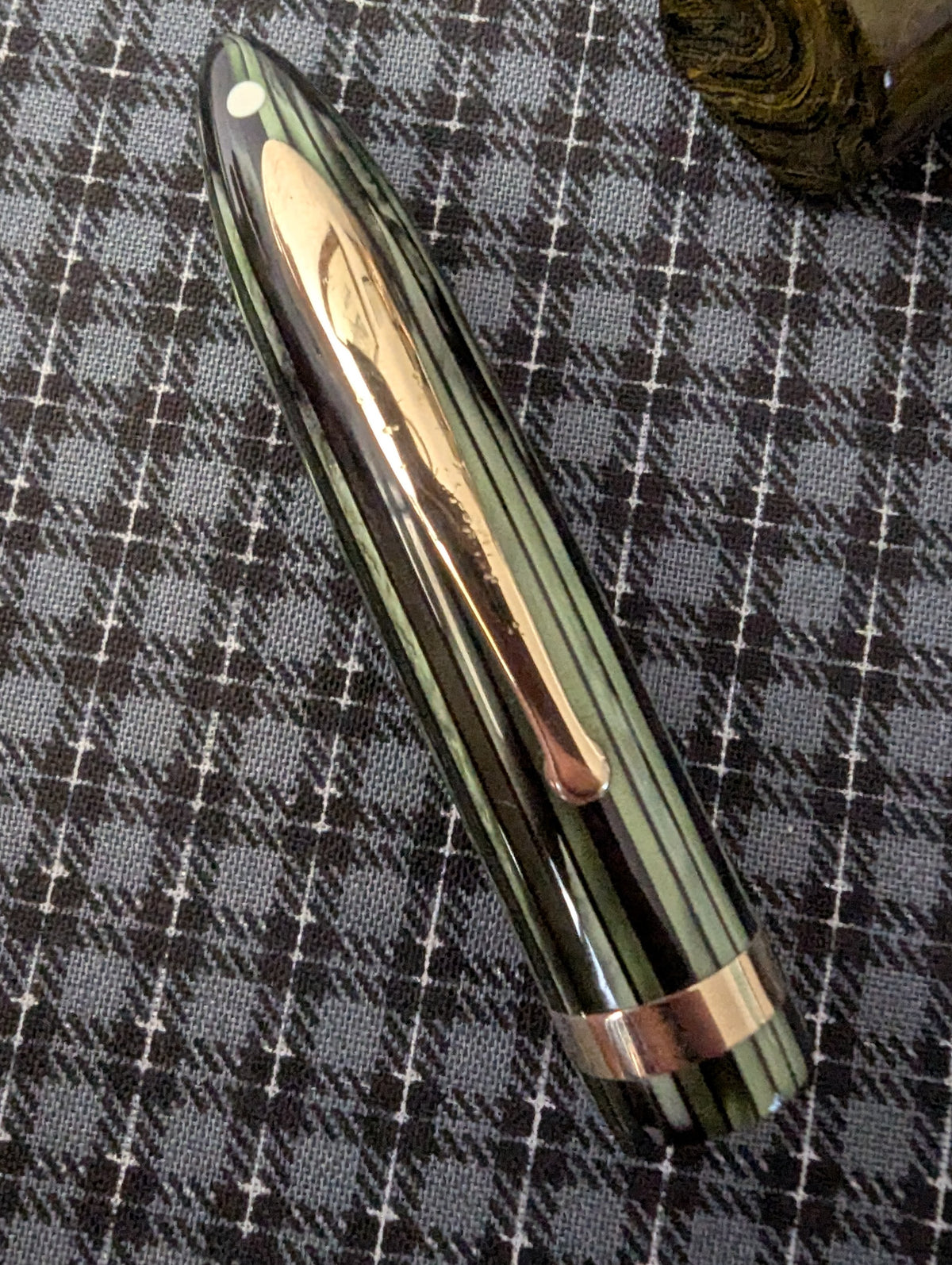 Marine Green Sheaffer Balance Sovereign Fountain Pen - fine point