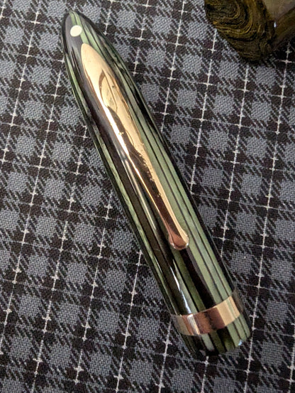 Marine Green Sheaffer Balance Sovereign Fountain Pen - fine point