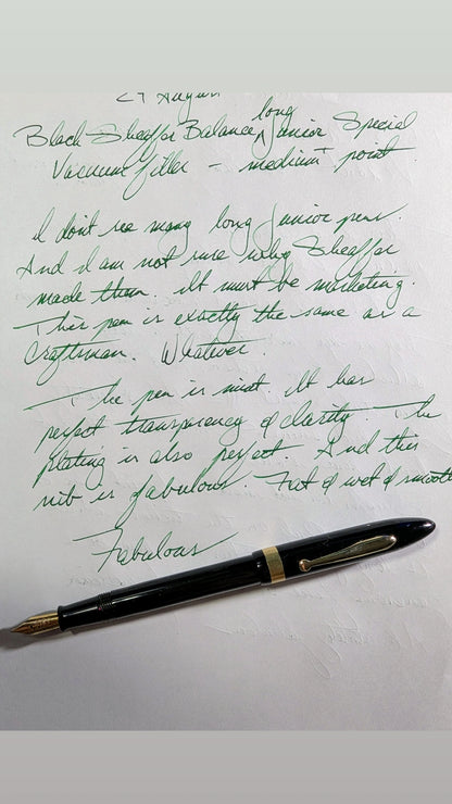 Black Sheaffer Balance long Junior "Special"
