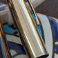 ~1947 Golden Brown Sheaffer Triumph Crest - vacuum-fil - fine 79 nib