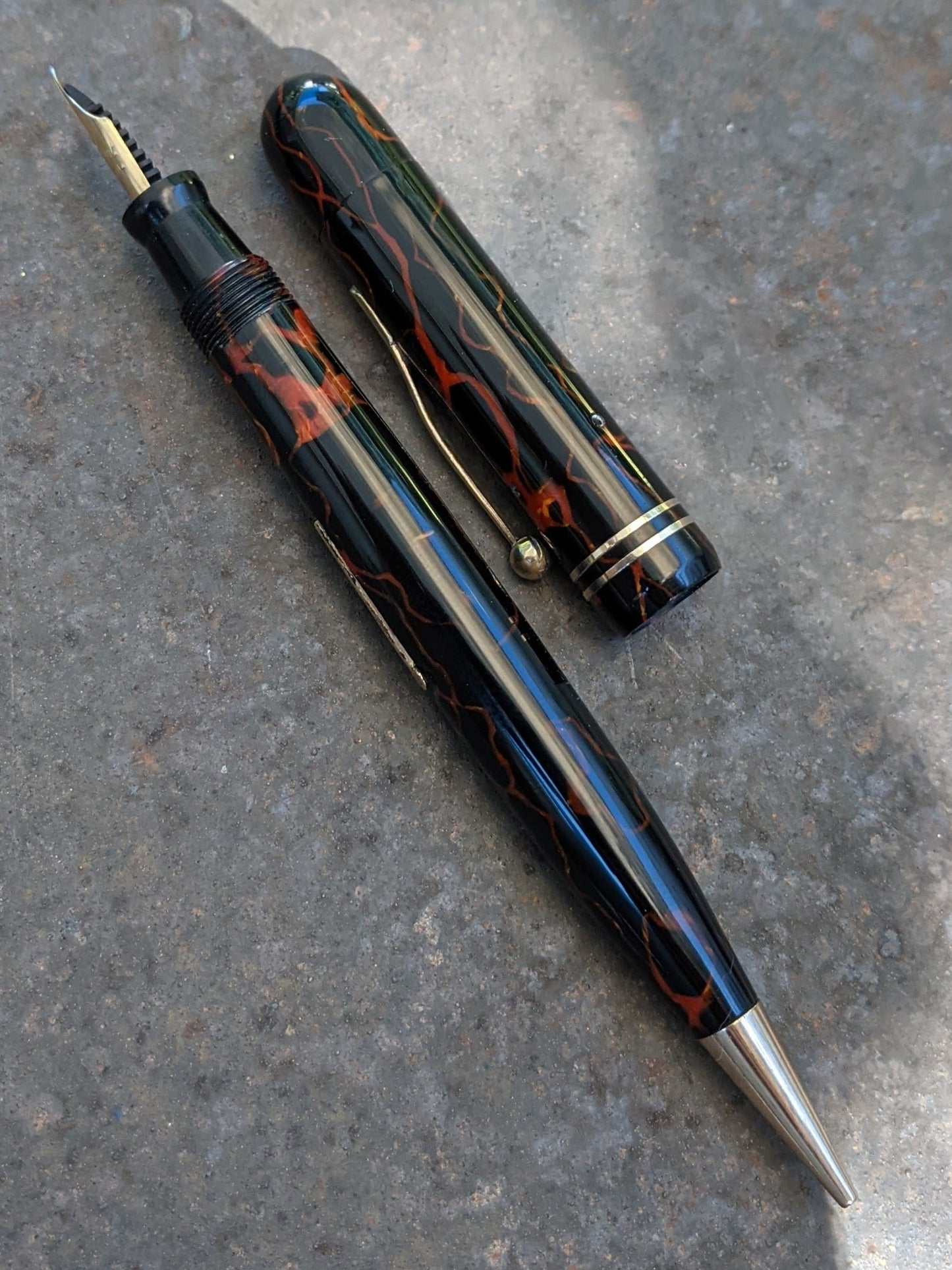 Black 'n' Red Mabie Todd Swallow Combo pen/pencil