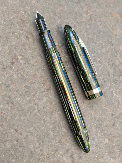 Stylo plume Sheaffer Balance « Statesman » vert marine de 1937