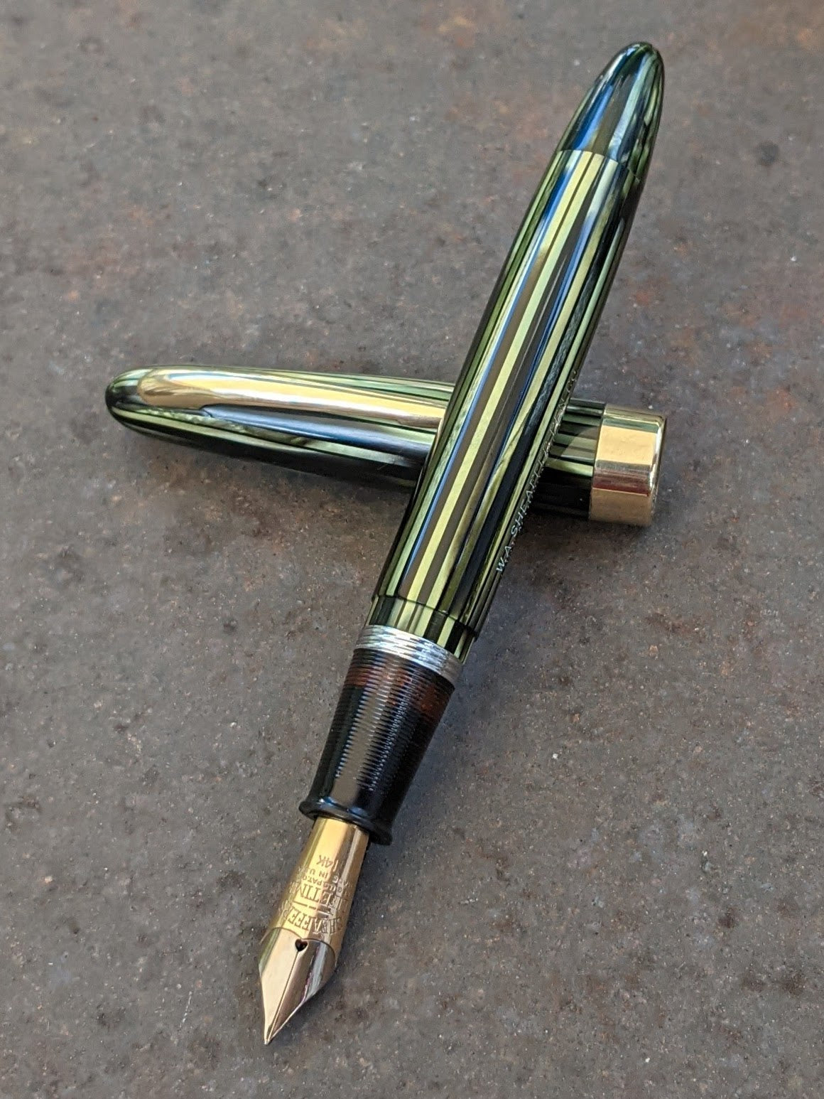1947 Marine Green Sheaffer Sovereign fountain pen