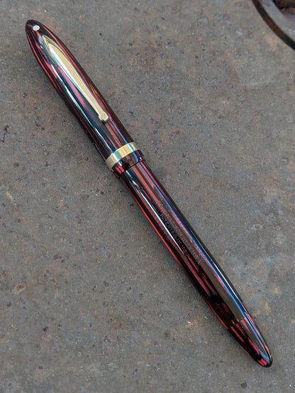 Carmine Sheaffer Balance Sovereign Fountain Pen