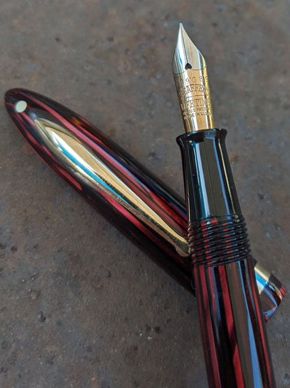 Carmine Sheaffer Balance Sovereign Fountain Pen